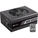 Corsair HX1200 enhed til strømforsyning 1200 W 20+4 pin ATX ATX Sort, PC strømforsyning Sort, 1200 W, 100 - 240 V, 47 - 63 Hz, 15 A, 150 W, 1200 W