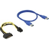 DeLOCK 41426 interface-kort/adapter Intern PCI, PCIe, USB 3.2 Gen 1 (3.1 Gen 1), Riser kort PCI, PCI, PCIe, USB 3.2 Gen 1 (3.1 Gen 1), Kina, 0,8 Gbit/sek., 43,5 mm, 128,2 mm