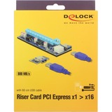 DeLOCK 41426 interface-kort/adapter Intern PCI, PCIe, USB 3.2 Gen 1 (3.1 Gen 1), Riser kort PCI, PCI, PCIe, USB 3.2 Gen 1 (3.1 Gen 1), Kina, 0,8 Gbit/sek., 43,5 mm, 128,2 mm