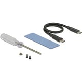 DeLOCK 42600 interface-kort/adapter USB 3.2 Gen 1 (3.1 Gen 1), Drev kabinet Sort, M.2, USB 3.2 Gen 1 (3.1 Gen 1), Sort, Aktivitet, Strøm, JMicron JMS583, 10 Gbit/sek.