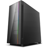 DeepCool Matrexx 55 V3 ADD-RGB 3F Midi Tower Sort, Towerkabinet Sort, Midi Tower, PC, Sort, ATX, EATX, micro ATX, Mini-ITX, Syntetisk ABS, SPCC, Hærdet glas, Spil