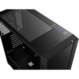 DeepCool Matrexx 55 V3 ADD-RGB 3F Midi Tower Sort, Towerkabinet Sort, Midi Tower, PC, Sort, ATX, EATX, micro ATX, Mini-ITX, Syntetisk ABS, SPCC, Hærdet glas, Spil