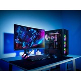 DeepCool Matrexx 55 V3 ADD-RGB 3F Midi Tower Sort, Towerkabinet Sort, Midi Tower, PC, Sort, ATX, EATX, micro ATX, Mini-ITX, Syntetisk ABS, SPCC, Hærdet glas, Spil