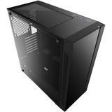 DeepCool Matrexx 55 V3 ADD-RGB 3F Midi Tower Sort, Towerkabinet Sort, Midi Tower, PC, Sort, ATX, EATX, micro ATX, Mini-ITX, Syntetisk ABS, SPCC, Hærdet glas, Spil