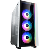 DeepCool Matrexx 55 V3 ADD-RGB WH 3F Midi Tower Sort, Hvid, Towerkabinet Hvid, Midi Tower, PC, Sort, Hvid, ATX, EATX, micro ATX, Mini-ITX, ABS, SPCC, Hærdet glas, Spil