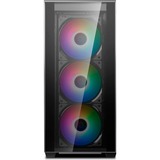 DeepCool Matrexx 70 ADD-RGB 3F Midi Tower Sort, Towerkabinet Sort, Midi Tower, PC, Sort, ATX, EATX, micro ATX, Mini-ITX, Syntetisk ABS, SPCC, Hærdet glas, Spil