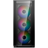 DeepCool Matrexx 70 ADD-RGB 3F Midi Tower Sort, Towerkabinet Sort, Midi Tower, PC, Sort, ATX, EATX, micro ATX, Mini-ITX, Syntetisk ABS, SPCC, Hærdet glas, Spil