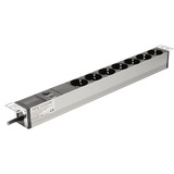 Digitus 19" Outlet Strip Sort 7 AC stikkontakt(er) 250 V 2 m, Strømskinne Sort, 7 AC stikkontakt(er), 250 V, 50 - 60 Hz, 16 A, 4000 W, Sort