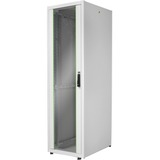 Digitus DN-19 42U-6/8-D stativ Fritstående reol Grå, IT kabinet Lys grå, Fritstående reol, 600 kg, Grå