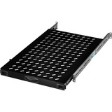 Digitus DN-19 TRAY-2-1000SW tilbehør til rack, Det nederste rum Sort, Sort, 65 kg, Tyrkiet, 48,3 cm (19"), 500 mm, 780 mm