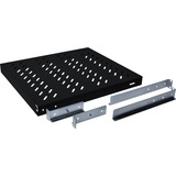 Digitus DN-97645 tilbehør til rack, Det nederste rum Sort, Sort, 50 kg, 1U, Tyrkiet, 48,3 cm (19"), 482 mm