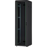 Digitus Unique 22U Fritstående reol Sort, IT kabinet Sort, Fritstående reol, 22U, 800 kg, Sort