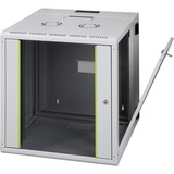 Digitus Wallmount cabinet 12U, IT kabinet grå, 600 mm, 600 mm, 610 mm, 650 mm, 650 mm, 43,4 kg