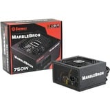 Enermax MarbleBron enhed til strømforsyning 750 W 24-pin ATX ATX Sort, PC strømforsyning Sort, 750 W, 100 - 240 V, 47 - 63 Hz, 11-5.5 A, Aktiv, 130 W