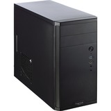 Fractal Design CORE 1100 Mini Tower Sort, Towerkabinet Sort, Mini Tower, PC, Sort, micro ATX, Mini-ITX, HDD, Strøm, 14,8 cm