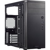 Fractal Design CORE 1100 Mini Tower Sort, Towerkabinet Sort, Mini Tower, PC, Sort, micro ATX, Mini-ITX, HDD, Strøm, 14,8 cm