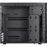 Fractal Design CORE 1100 Mini Tower Sort, Towerkabinet Sort, Mini Tower, PC, Sort, micro ATX, Mini-ITX, HDD, Strøm, 14,8 cm