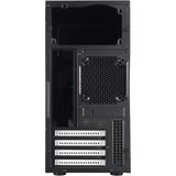 Fractal Design CORE 1100 Mini Tower Sort, Towerkabinet Sort, Mini Tower, PC, Sort, micro ATX, Mini-ITX, HDD, Strøm, 14,8 cm