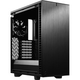 Fractal Design Define 7 Compact Midi Tower Sort, Towerkabinet Sort, Midi Tower, PC, Sort, ATX, micro ATX, Micro-ITX, Aluminium, Stål, Hjemme/kontor