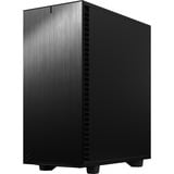 Fractal Design Define 7 Compact Midi Tower Sort, Towerkabinet Sort, Midi Tower, PC, Sort, ATX, micro ATX, Micro-ITX, Aluminium, Stål, Hjemme/kontor