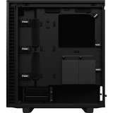 Fractal Design Define 7 Compact Midi Tower Sort, Towerkabinet Sort, Midi Tower, PC, Sort, ATX, micro ATX, Micro-ITX, Aluminium, Stål, Hjemme/kontor