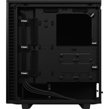 Fractal Design Define 7 Compact Midi Tower Sort, Towerkabinet Sort, Midi Tower, PC, Sort, ATX, micro ATX, Micro-ITX, Aluminium, Stål, Hjemme/kontor