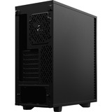 Fractal Design Define 7 Compact Midi Tower Sort, Towerkabinet Sort, Midi Tower, PC, Sort, ATX, micro ATX, Micro-ITX, Aluminium, Stål, Hjemme/kontor