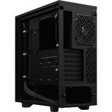 Fractal Design Define 7 Compact Midi Tower Sort, Towerkabinet Sort, Midi Tower, PC, Sort, ATX, micro ATX, Micro-ITX, Aluminium, Stål, Hjemme/kontor