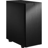 Fractal Design Define 7 Compact Midi Tower Sort, Towerkabinet Sort, Midi Tower, PC, Sort, ATX, micro ATX, Micro-ITX, Aluminium, Stål, Hjemme/kontor