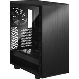 Fractal Design Define 7 Compact Midi Tower Sort, Towerkabinet Sort, Midi Tower, PC, Sort, ATX, micro ATX, Micro-ITX, Aluminium, Stål, Hærdet glas, Hjemme/kontor