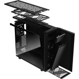 Fractal Design Define 7 XL Midi Tower Sort, Store towerkabinet Sort, Midi Tower, PC, Sort, ATX, EATX, micro ATX, Micro-ITX, SSI CEB, Stål, 18,5 cm