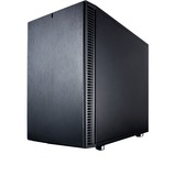 Fractal Design Define Nano S - Window Mini Tower Sort, Towerkabinet Sort, Mini Tower, PC, Sort, ITX, 16 cm, 31,5 cm