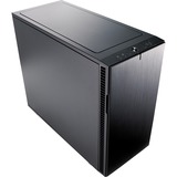 Fractal Design Define R6 Midi Tower Sort, Towerkabinet Sort, Midi Tower, PC, Sort, ATX, EATX, ITX, micro ATX, Aluminium, Spil