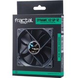 Fractal Design Dynamic X2 Computerkabinet Ventilator 12 cm Sort, Sag fan Sort, Ventilator, 12 cm, 19,4 dB, 52,3 kubikfod/min., Sort