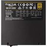 Fractal Design FD-PSU-ION-SFX-500G-BK enhed til strømforsyning 500 W 24-pin ATX Sort, PC strømforsyning Sort, 500 W, 100 - 240 V, 50/60 Hz, 6/3 A, 100 W, 100 W