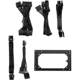 Fractal Design FD-PSU-ION-SFX-500G-BK enhed til strømforsyning 500 W 24-pin ATX Sort, PC strømforsyning Sort, 500 W, 100 - 240 V, 50/60 Hz, 6/3 A, 100 W, 100 W
