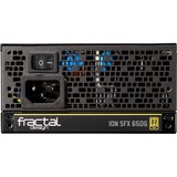 Fractal Design FD-PSU-ION-SFX-650G-BK enhed til strømforsyning 650 W 24-pin ATX Sort, PC strømforsyning Sort, 650 W, 100 - 240 V, 50/60 Hz, 8/4 A, 100 W, 100 W