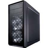 Fractal Design Focus G Midi Tower Sort, Towerkabinet Sort, Midi Tower, PC, Sort, ATX, ITX, micro ATX, Hvid, Kabinet faner, Front