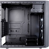 Fractal Design Focus G Midi Tower Sort, Towerkabinet Sort, Midi Tower, PC, Sort, ATX, ITX, micro ATX, Hvid, Kabinet faner, Front