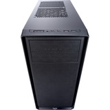 Fractal Design Focus G Midi Tower Sort, Towerkabinet Sort, Midi Tower, PC, Sort, ATX, ITX, micro ATX, Hvid, Kabinet faner, Front