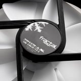 Fractal Design Prisma AL-12 /PWM Computerkabinet Ventilator 12 cm Sort, Hvid, Sag fan Hvid/gennemsigtig, Ventilator, 12 cm, 2000 rpm, 32,7 dB, 85,71 kubikfod/min., 145,62 m³/t