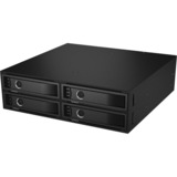 ICY BOX IB-2242SAS-12G HDD/SSD kabinet Sort 2.5", Indramning Sort, HDD/SSD kabinet, 2.5", SATA, Serial ATA II, Serial ATA III, Serial Attached SCSI, Hot-swap, Sort