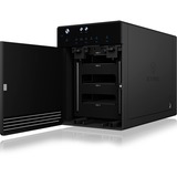 ICY BOX IB-3740-C31 HDD/SSD kabinet Sort 2.5/3.5", Drev kabinet Sort, HDD/SSD kabinet, 2.5/3.5", SATA, Serial ATA II, Serial ATA III, 10 Gbit/sek., USB-tilslutning, Sort