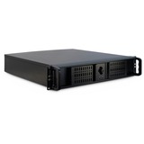 Inter-Tech 2U-2098-SK Stativ Sort, Server boliger Sort, Stativ, Server, Sort, Mini-ITX, uATX, Stål, 2U