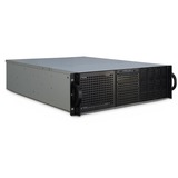 Inter-Tech 3U-30240 Stativ Sort, Server boliger Sort, Stativ, Server, Sort, ATX, Flex-ATX, micro ATX, Mini-ATX, Mini-ITX, Stål, 3U