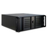 Inter-Tech 4U-4098-S Stativ Sort, Server boliger Sort, Stativ, Server, Sort, ATX, micro ATX, uATX, Mini-ITX, Stål, 4U