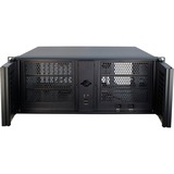 Inter-Tech 4U-4098-S Stativ Sort, Server boliger Sort, Stativ, Server, Sort, ATX, micro ATX, uATX, Mini-ITX, Stål, 4U