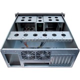 Inter-Tech 4U-4098-S Stativ Sort, Server boliger Sort, Stativ, Server, Sort, ATX, micro ATX, uATX, Mini-ITX, Stål, 4U