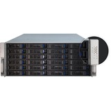 Inter-Tech 4U-4424 Stativ Sort, Sølv, Server boliger Sort, Stativ, Server, Sort, Sølv, ATX, EATX, EEB, Mini-ITX, uATX, Metal, 4U