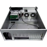 Inter-Tech 4U 4452-TFT Stativ Sort, Server boliger Sort, Stativ, Server, Sort, ATX, micro ATX, Mini-ITX, Stål, HDD, Strøm
